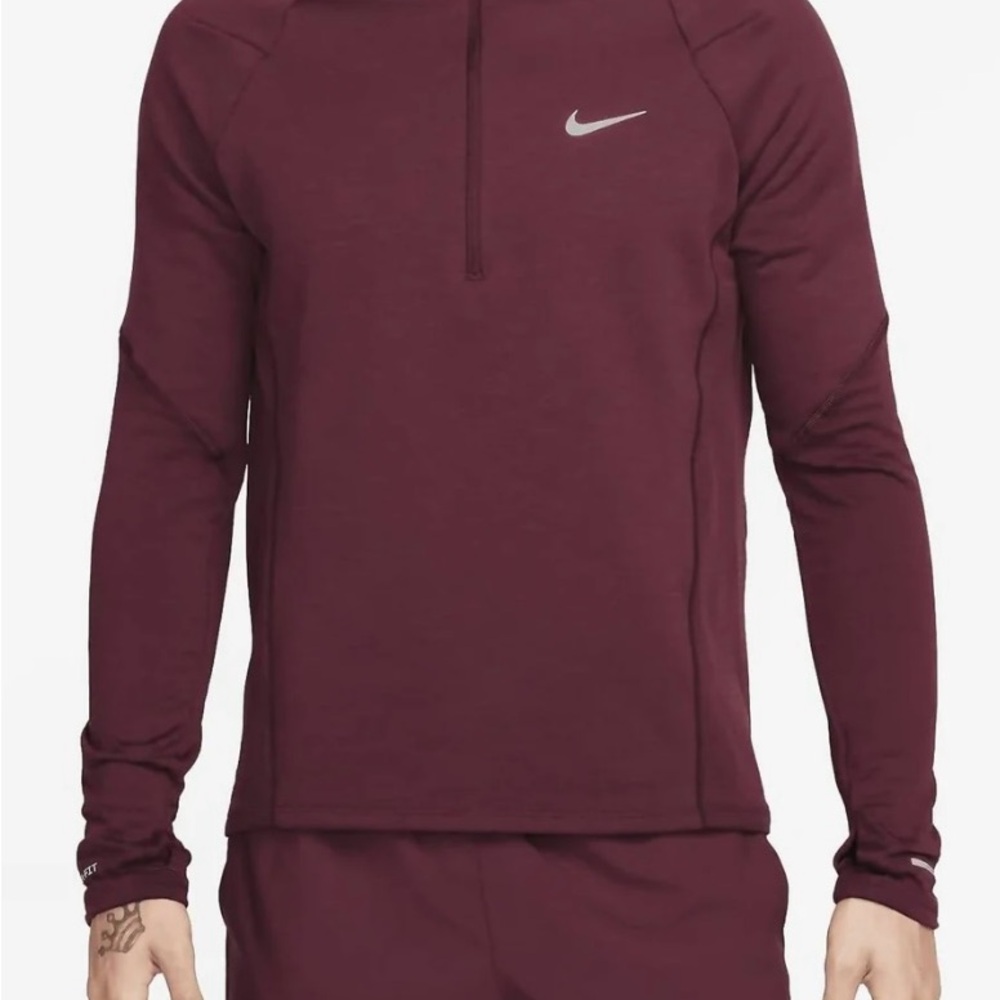 Nike Therma-Fit Burgundy Pullover